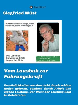 cover image of Vom Lausbub zur Führungskraft